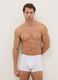 Multipack of White Stretch Cotton Regular Fit Boxers_0