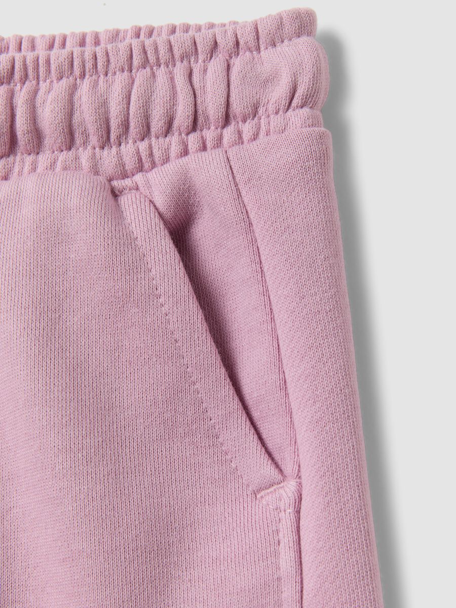 Pink organic cotton culotte trousers_2