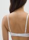 Women's White Stretch Cotton Bra_2
