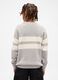 Grey cotton striped jumper for kids_1