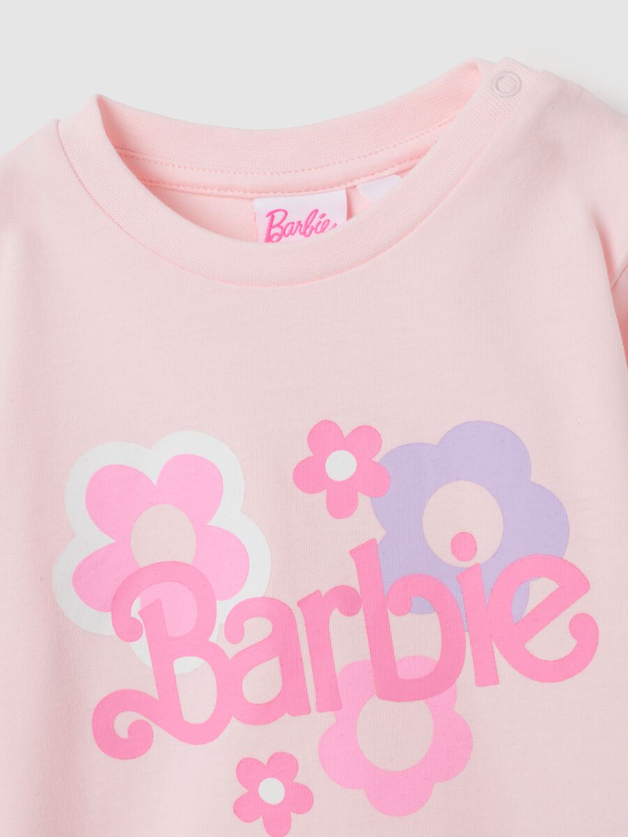 Pigiama da bambina in puro cotone rosa regular fit_3