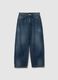 Balloon Blue Cotton Jeans_4