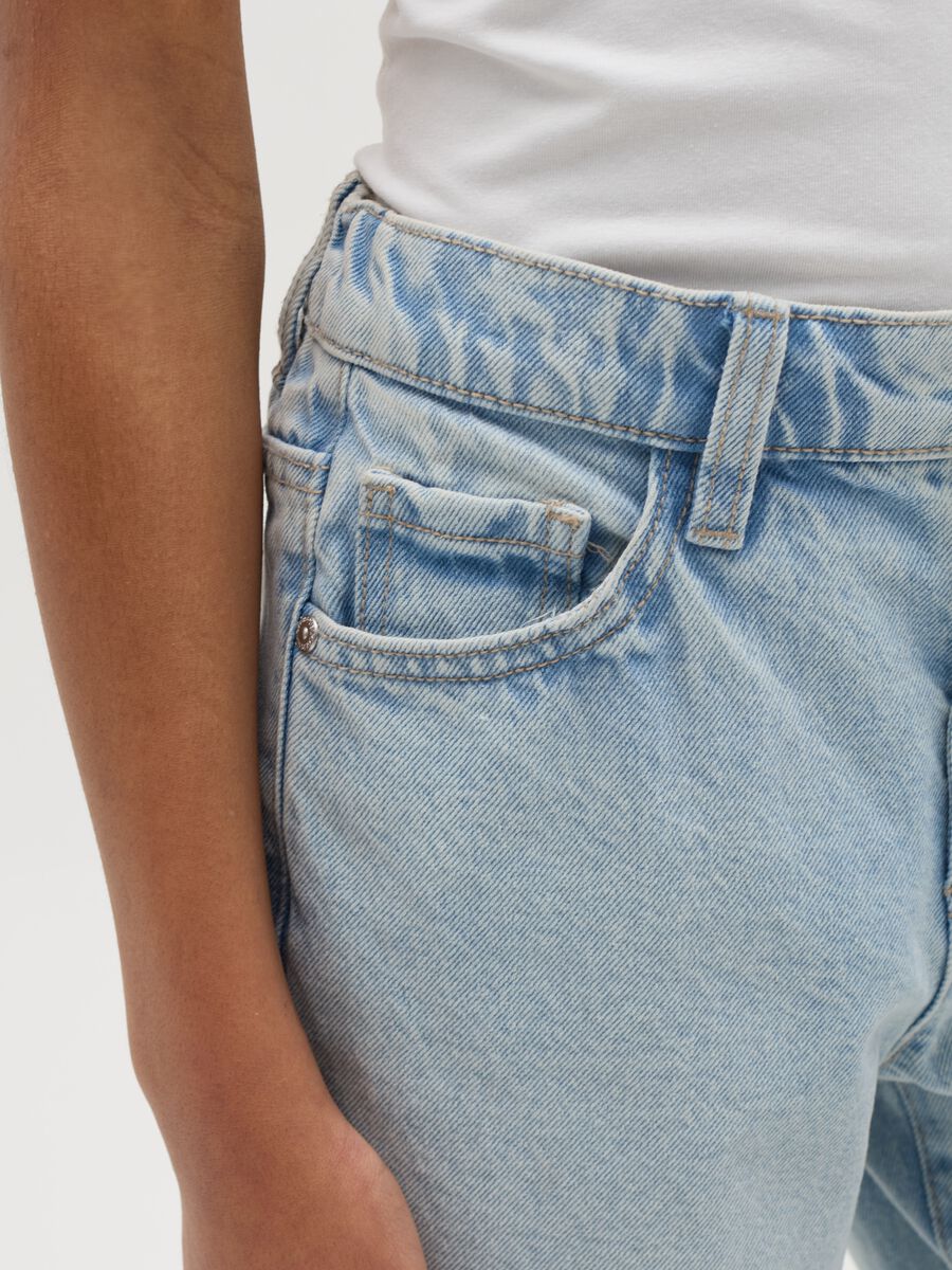 Culotte jeans with five pockets_3
