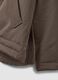 Brown padded regular-fit jacket with zip_1