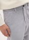 Grey cotton blend regular fit chino trousers_3