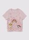Pink cotton T-shirt with Paw Patrol print_0