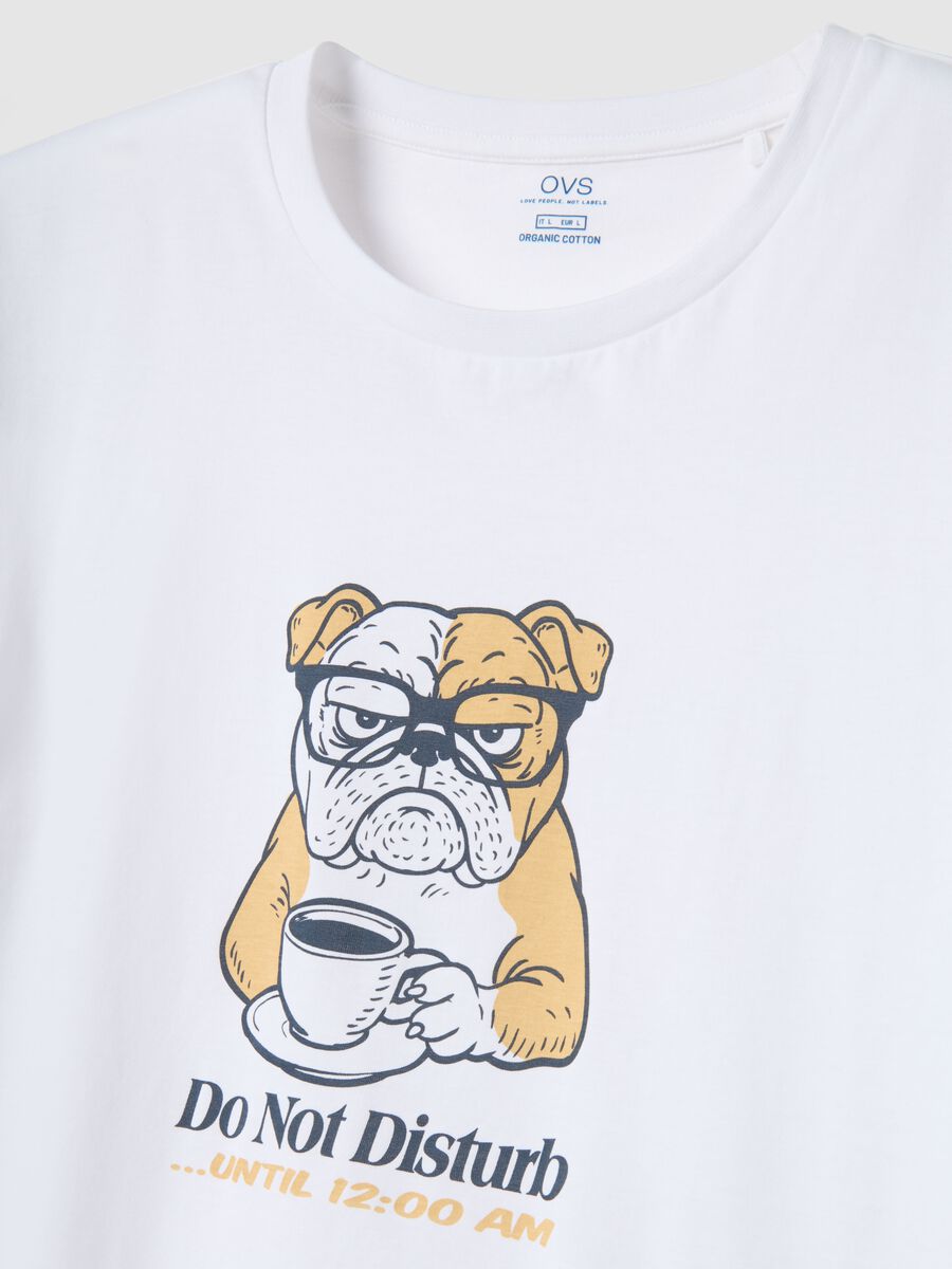 Multicoloured short pyjamas in pure cotton regular fit with print_5