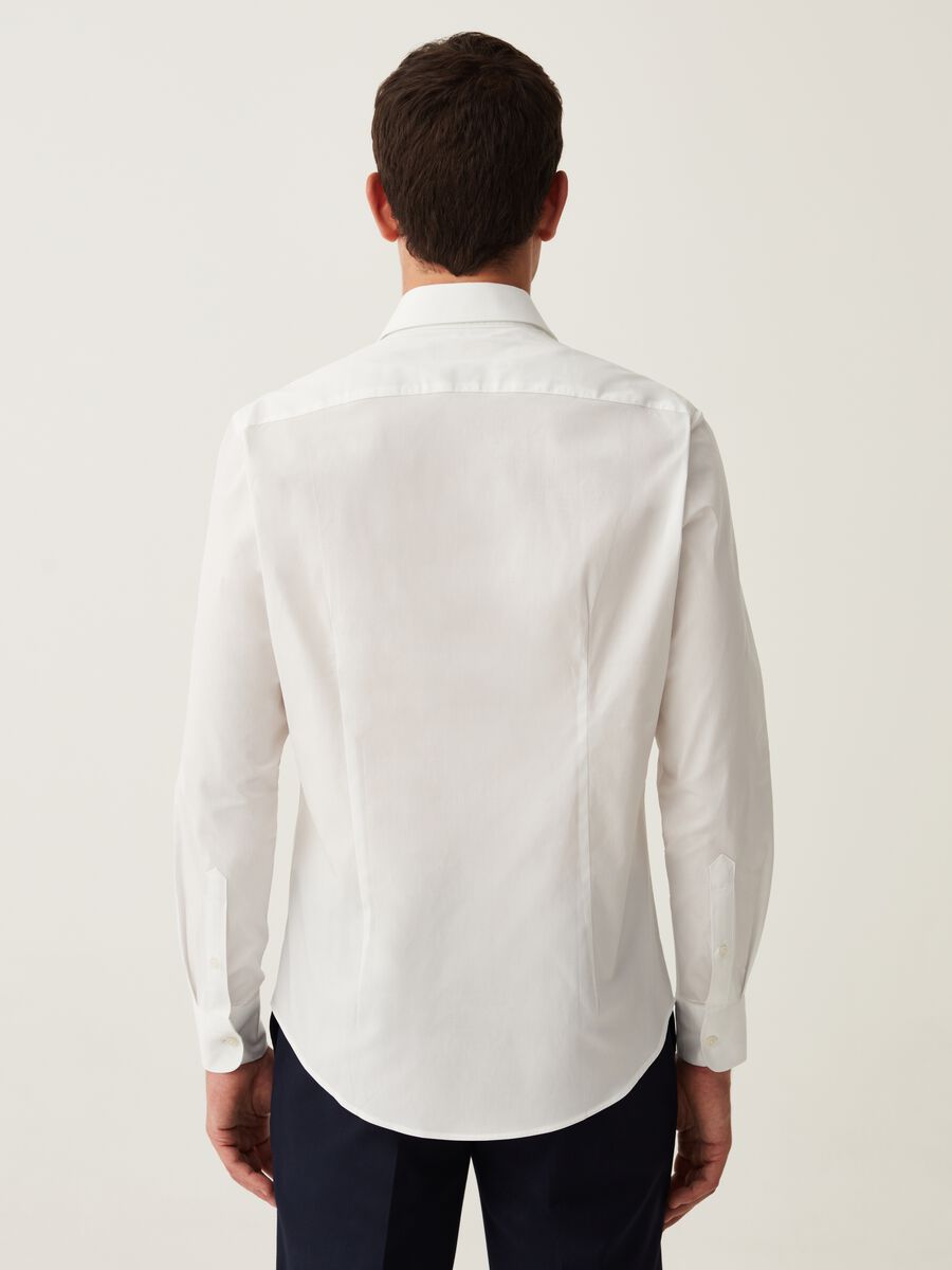 Camicia slim fit in cotone stretch_2