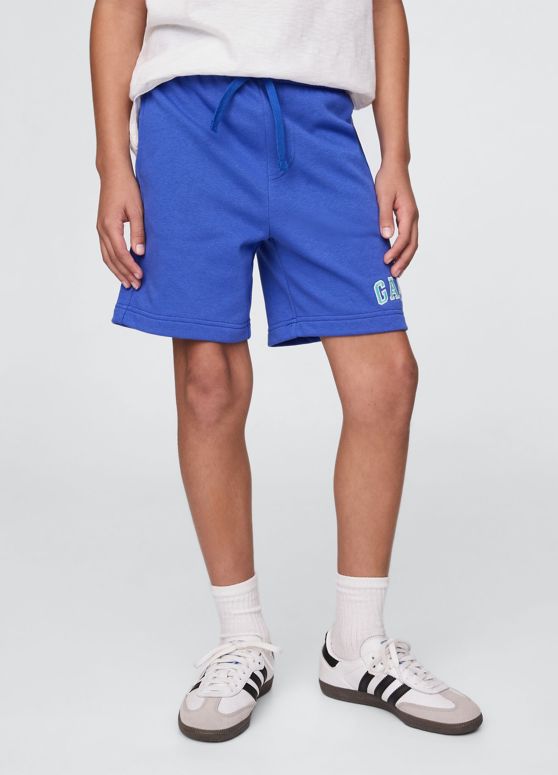 Blue Cotton Blend Shorts for GAP Kids