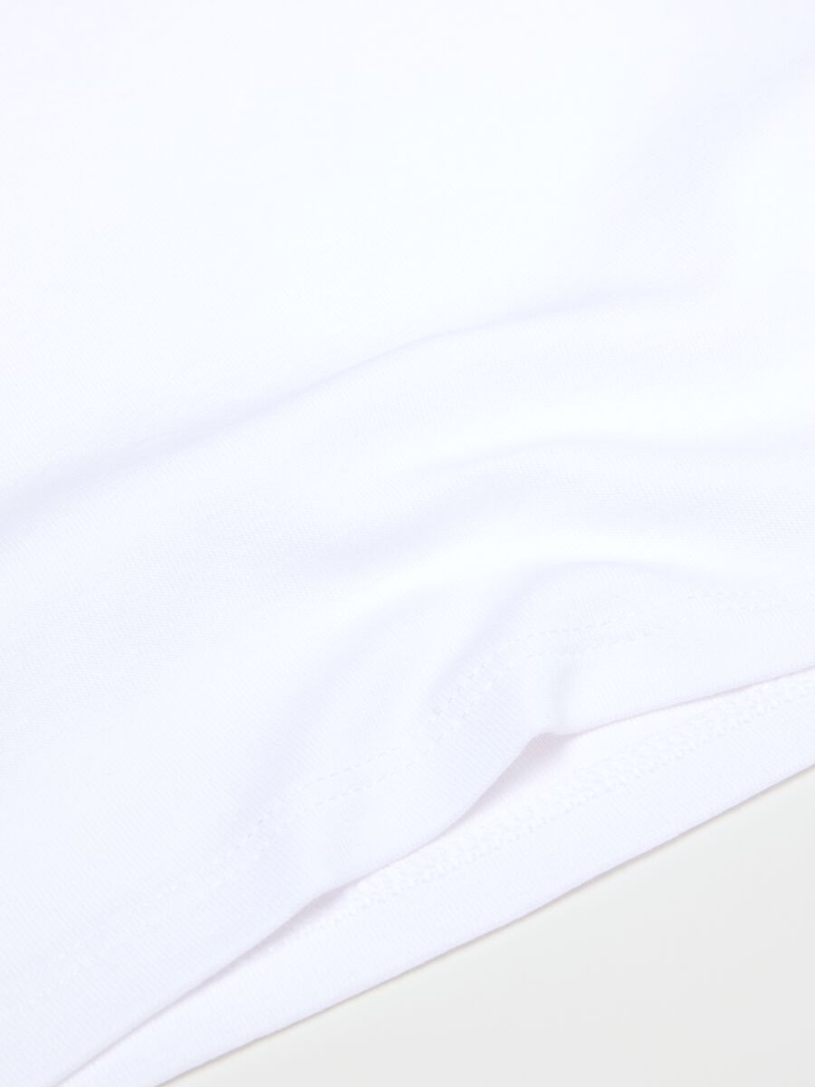 Bipack canottiere bianche da bambina in puro cotone regular fit_2