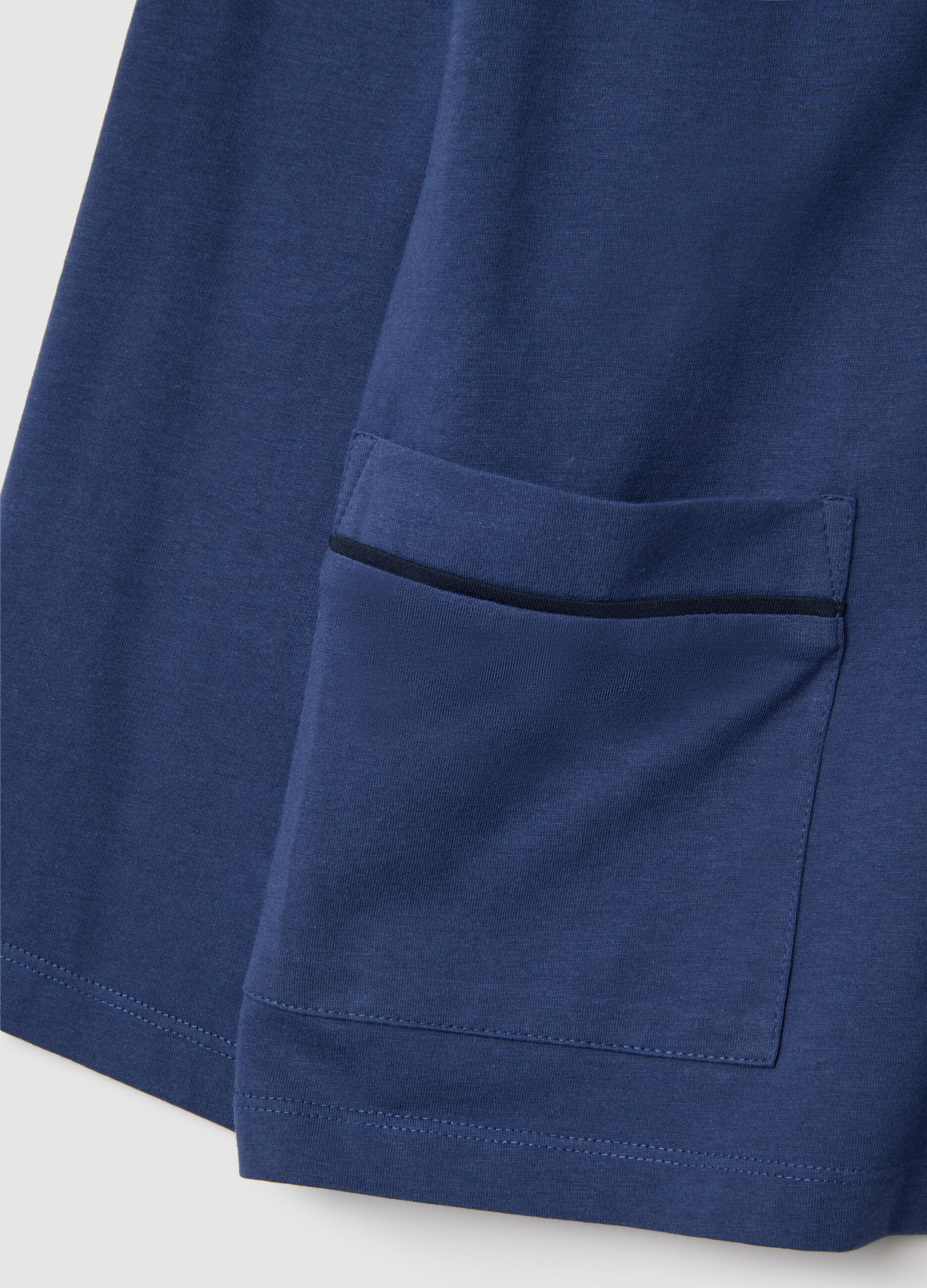 Blue pure cotton pyjamas regular fit