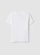 White fitted stretch cotton t-shirt for girls_4
