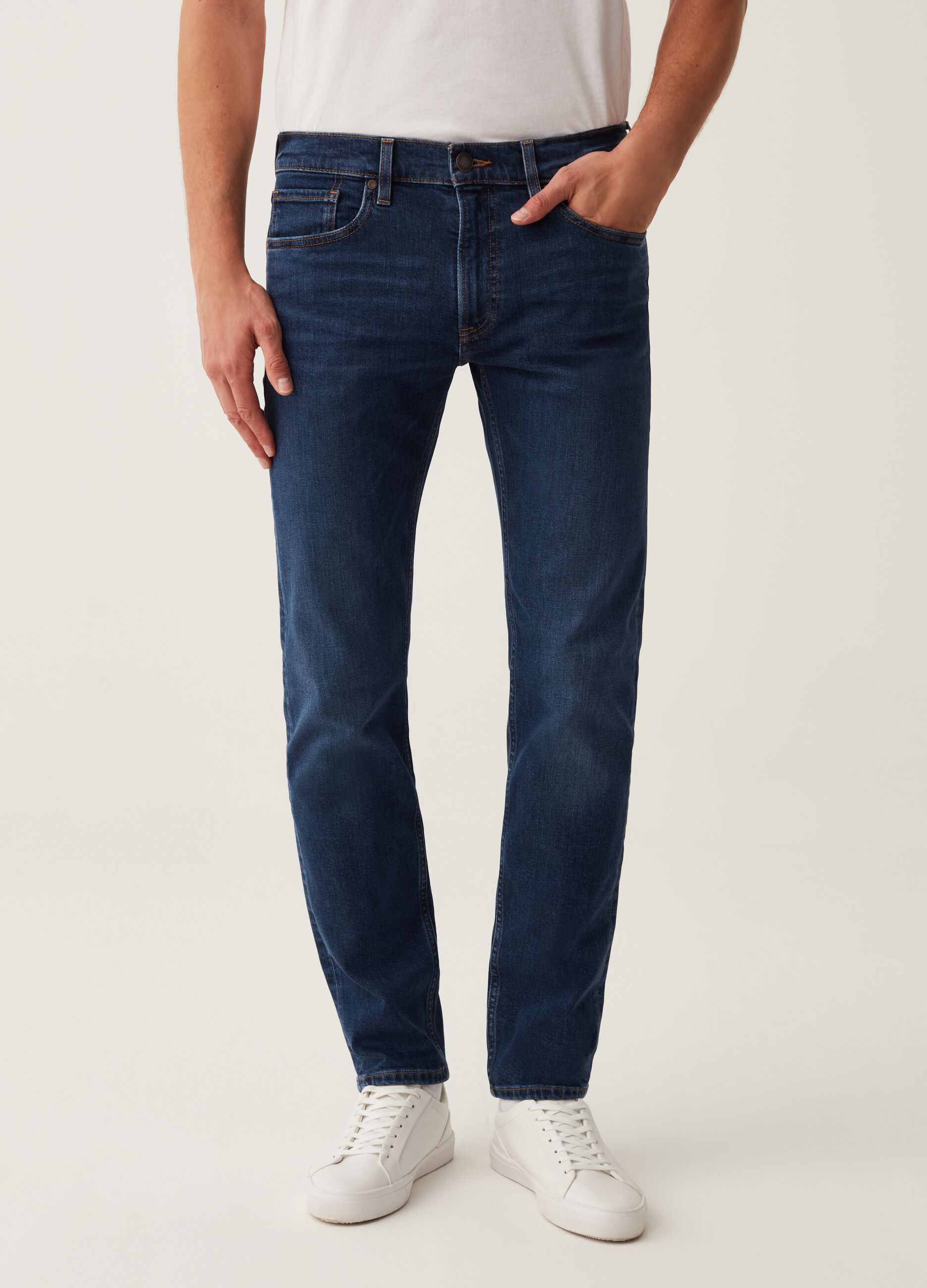 Jeans slim fit cinque tasche_1