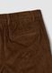 Brown regular-fit stretch cotton corduroy chino trousers_5
