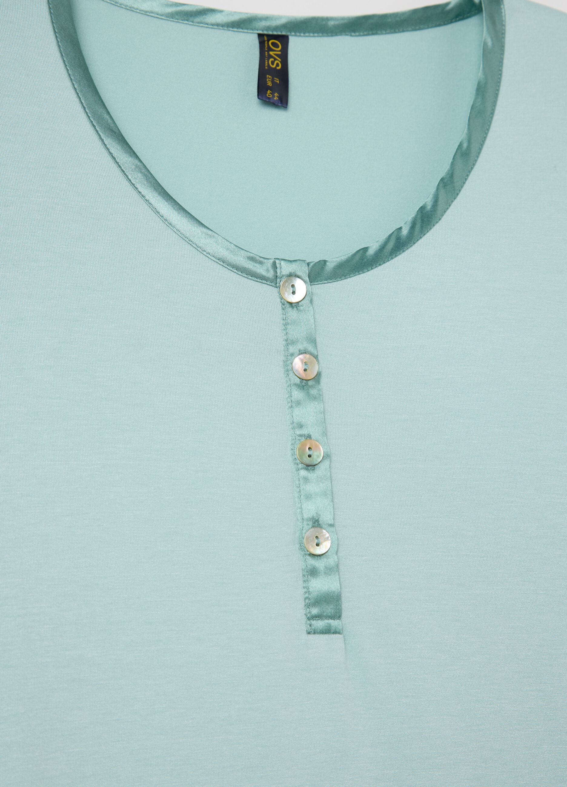 Light blue pyjamas with floral print