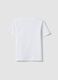 White pure cotton kids&rsquo; T-shirt with oversized fit_1