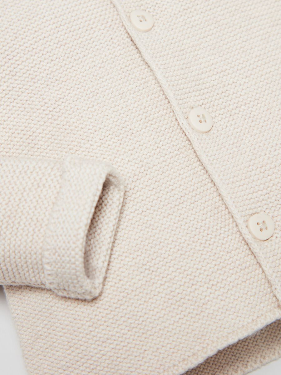 Cardigan in maglia con cappuccio_2