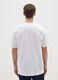 White pure cotton regular fit t-shirt with One Piece print_2