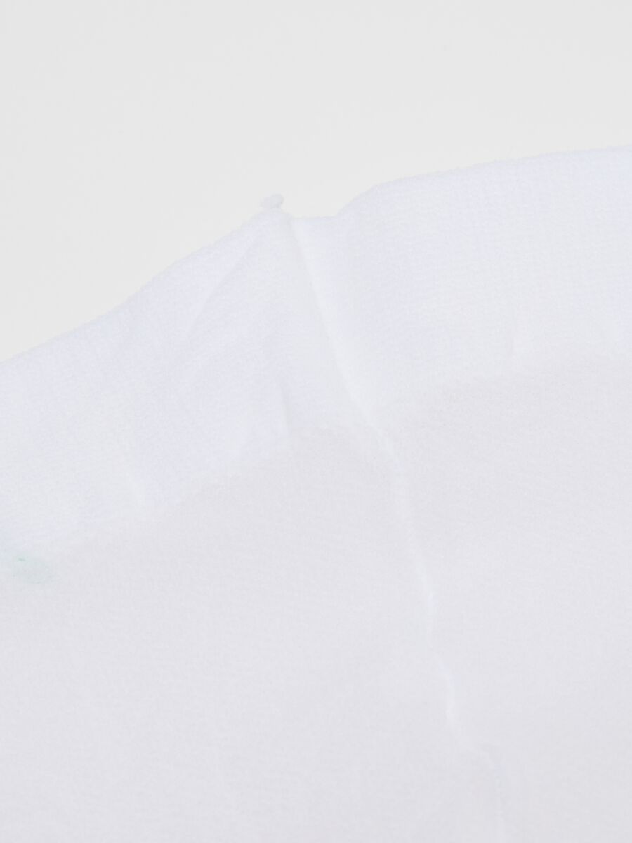White microfibre tights with polka dots_2