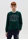French terry sweatshirt with "NYC University” print_0