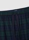 Multicoloured pure cotton checked pyjama trousers_1