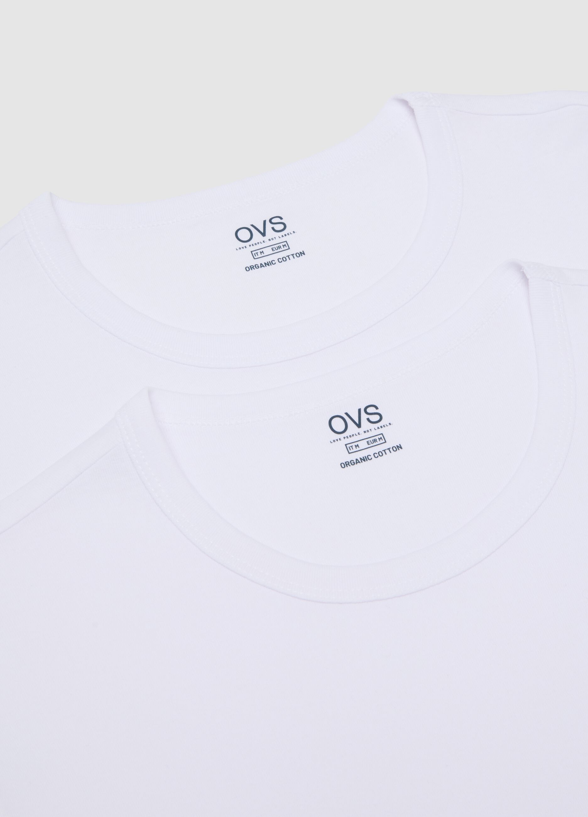 White pure cotton regular fit T-shirt