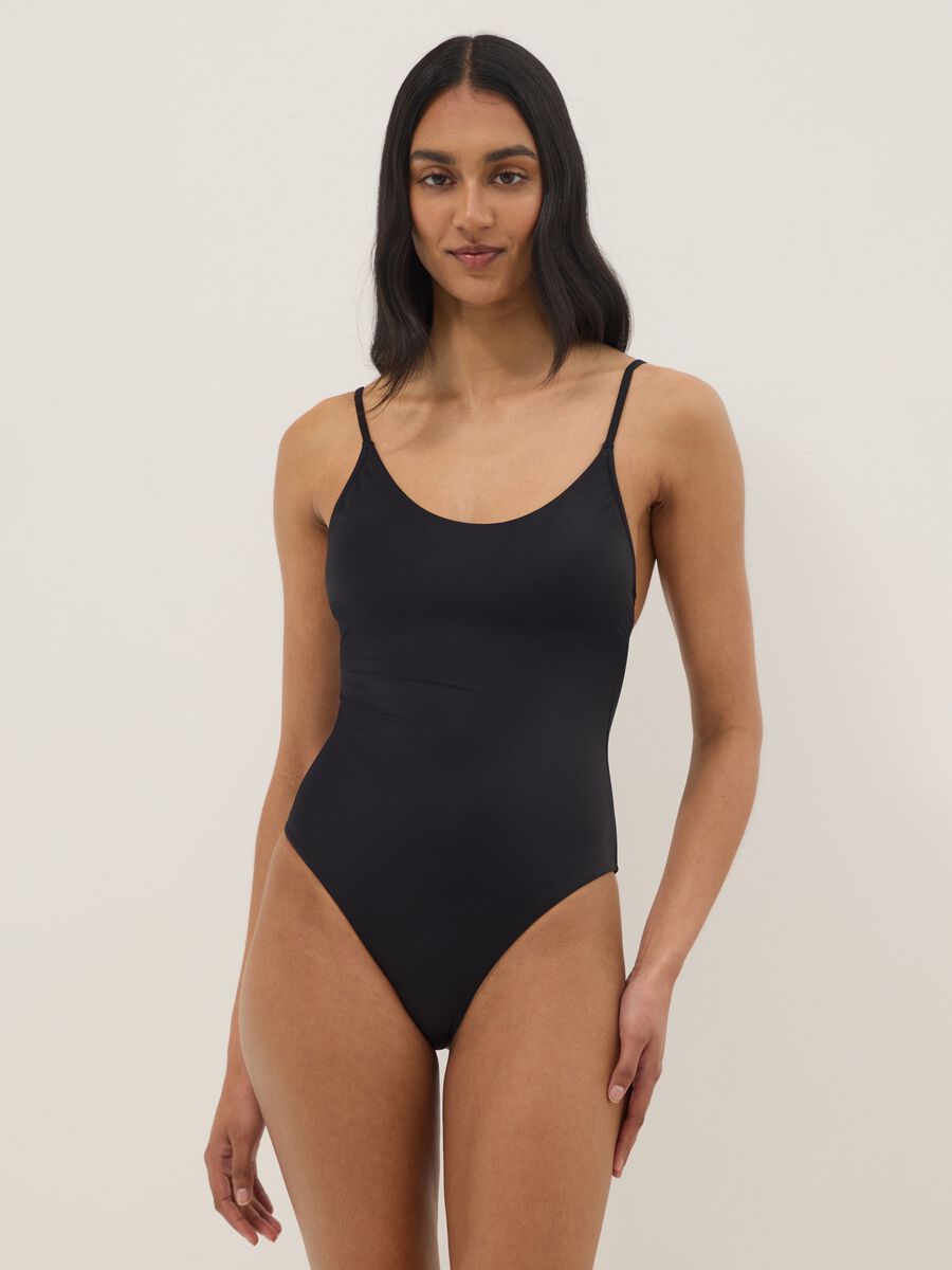 Costume intero aderente nero_0