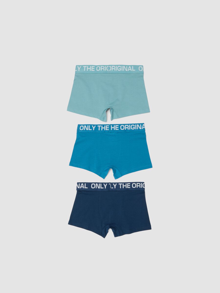 Boys&rsquo; multicolour stretch cotton boxer 3-pack_1