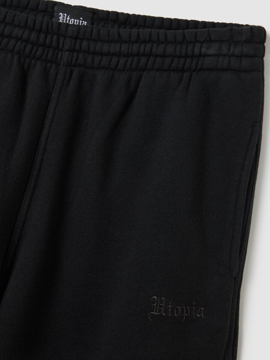 Black Flare Sweatpants_5