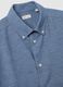 Pure Cotton Blue Regular Fit Shirt_5