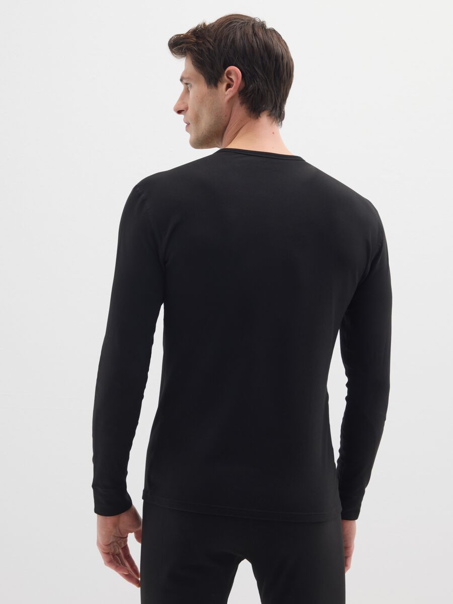 Black long sleeve t-shirt regular fit_2