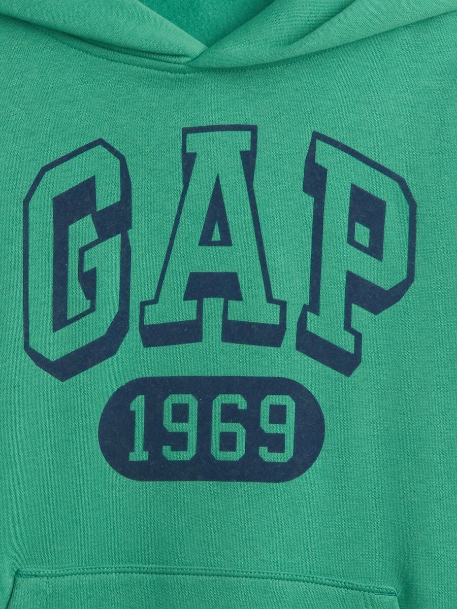Felpa con logo GAP e cappuccio_4