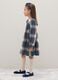Girls' Multicolour Checked Flannel Dress - Regular Fit_2
