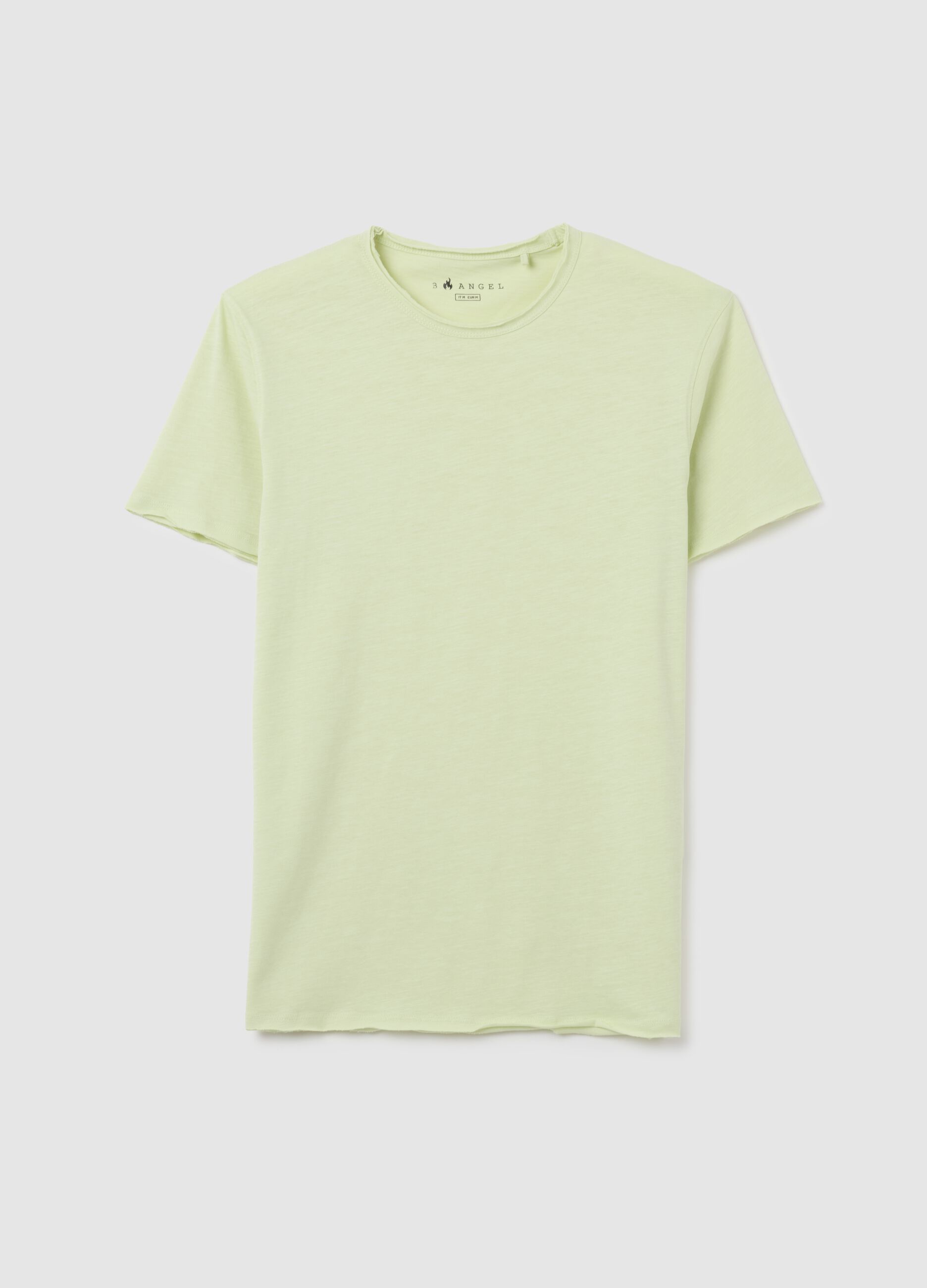 Men's Green Regular Fit Pure Cotton T-Shirt