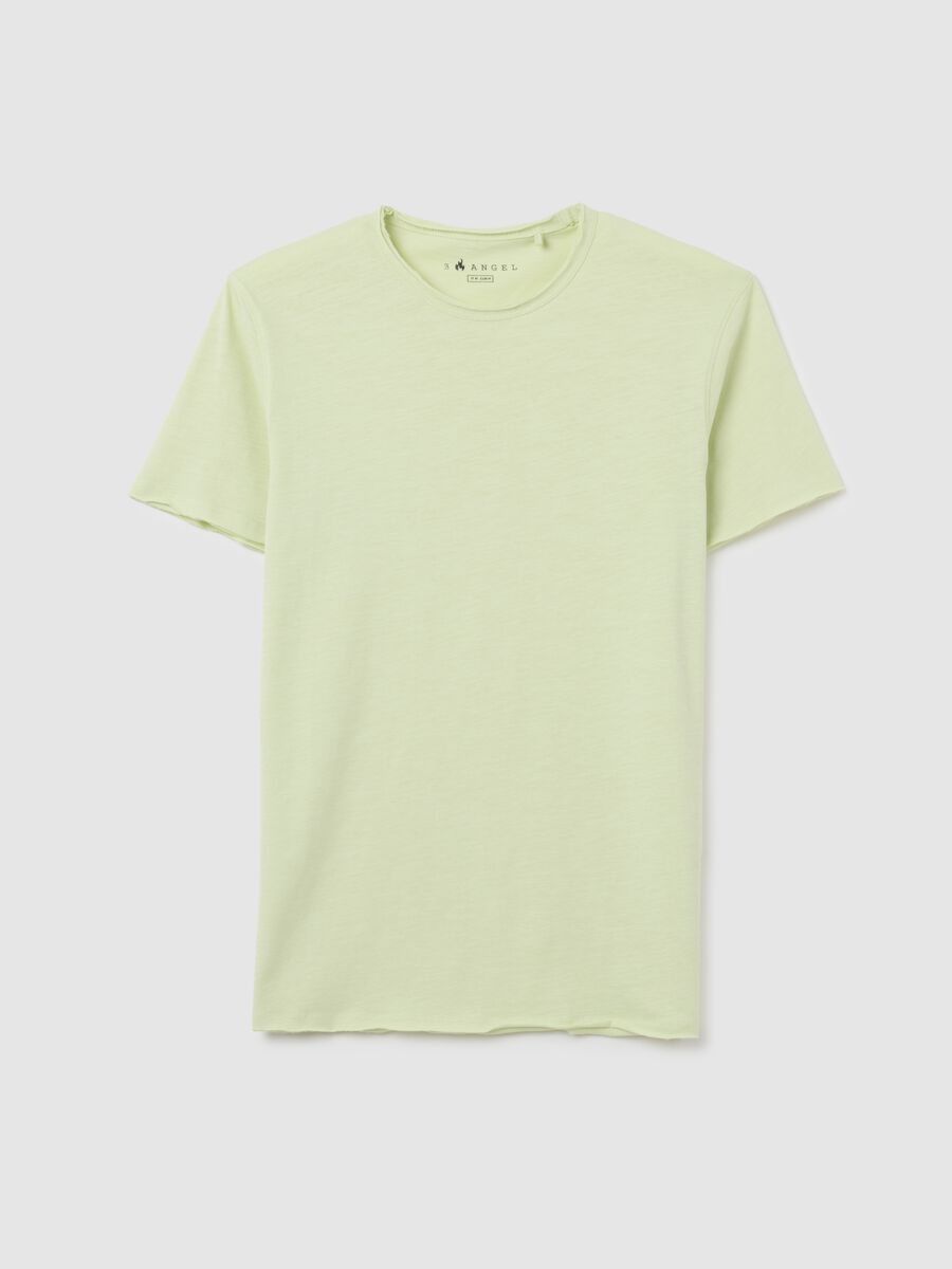 Men's Green Regular Fit Pure Cotton T-Shirt_0