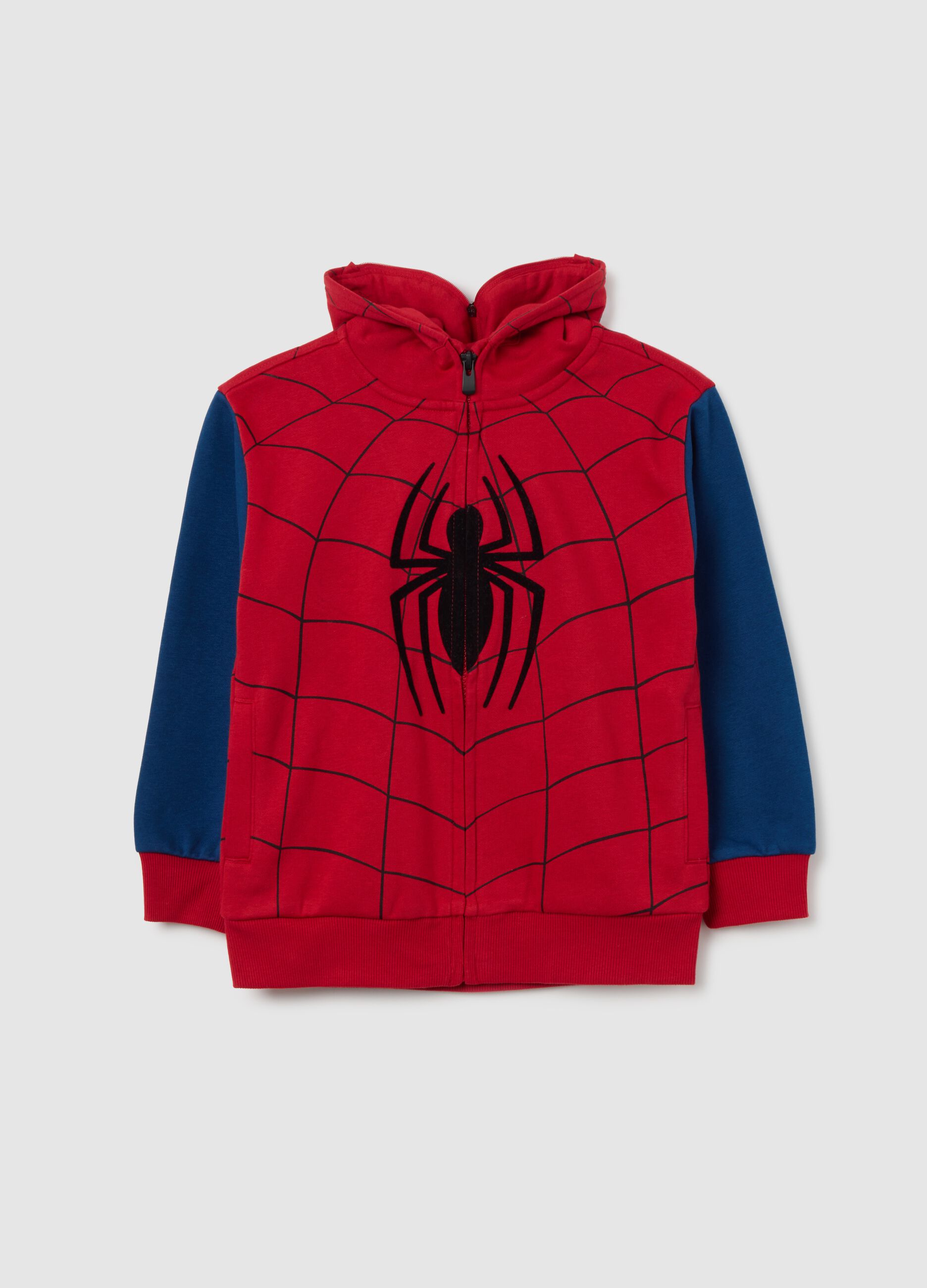 Kids' Red Hoodie with Zip