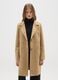 Beige Regular Fit Coat with Buttons_1