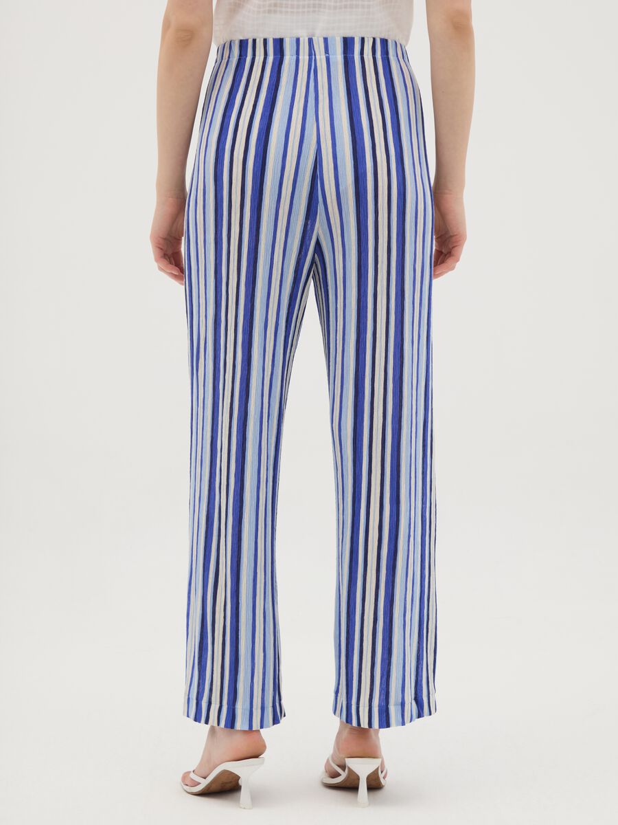 Women's multicolour regular fit trousers_3