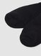 Pack of three ankle sports socks in black cotton blend_1