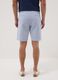 Light blue stretch cotton chino shorts_2
