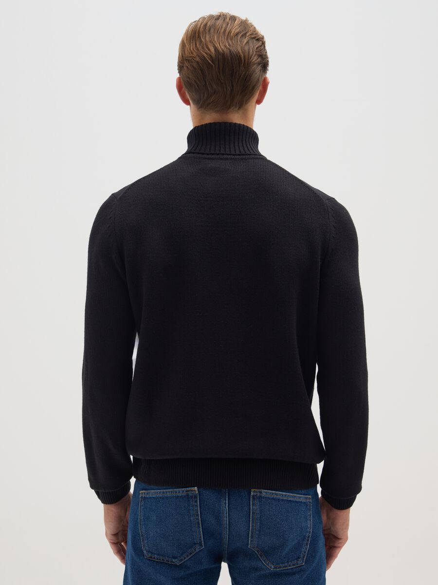 Black Turtle Neck Jumper_2
