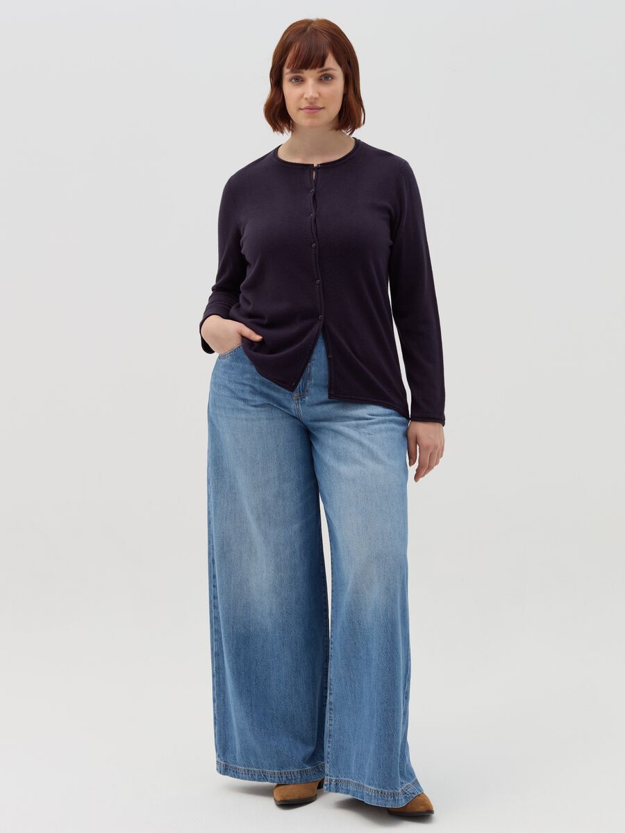 Cardigan con bottoncini Curvy_1