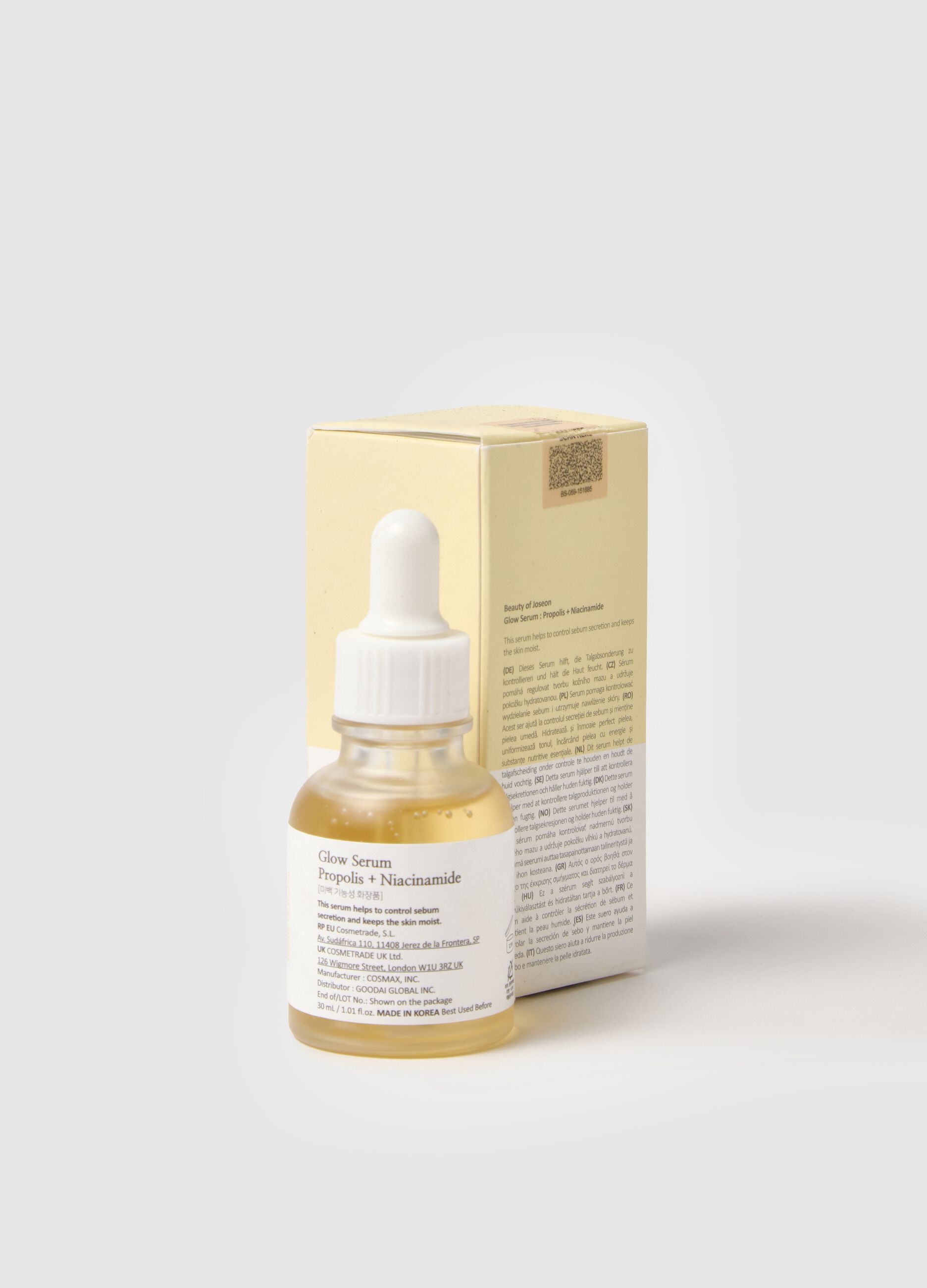 Glow Serum: Propolis & Niacinamide - skincare coreana