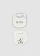 2-pack of white organic cotton bibs with Mickey print_0