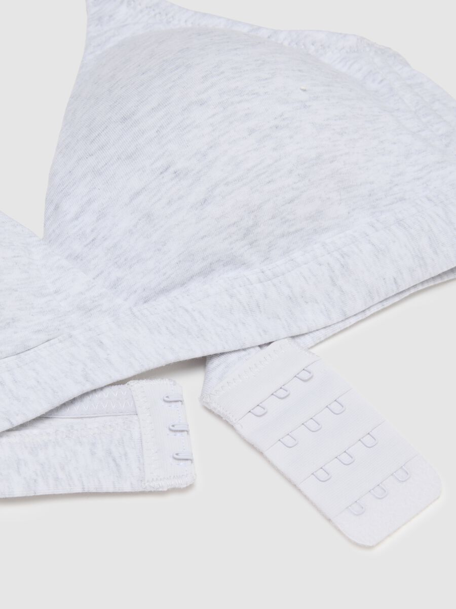 Grey Stretch Cotton Sports Bra_5
