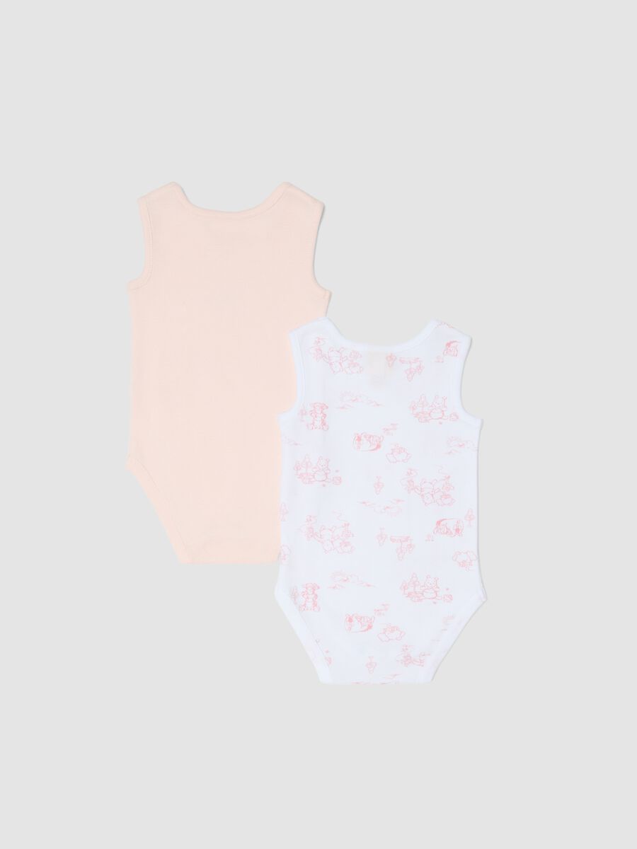 Bipack body in puro cotone multicolor da neonata con Winnie-The-Pooh_1
