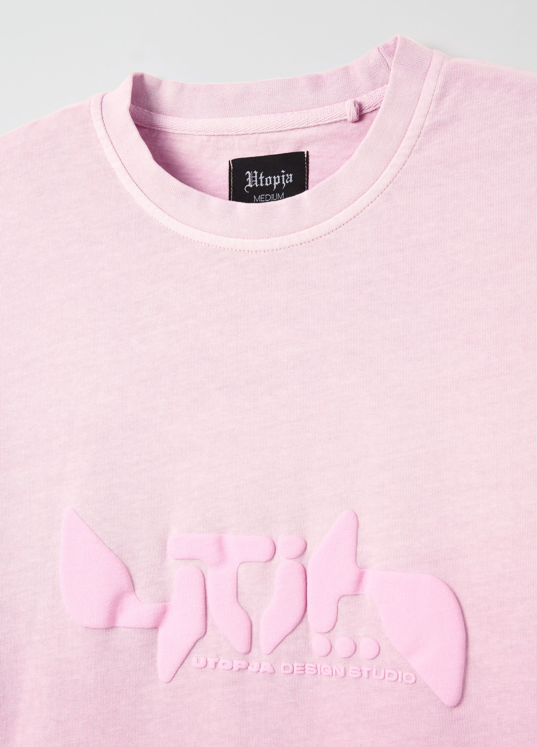 Sunfaded Graphic T-shirt Pink