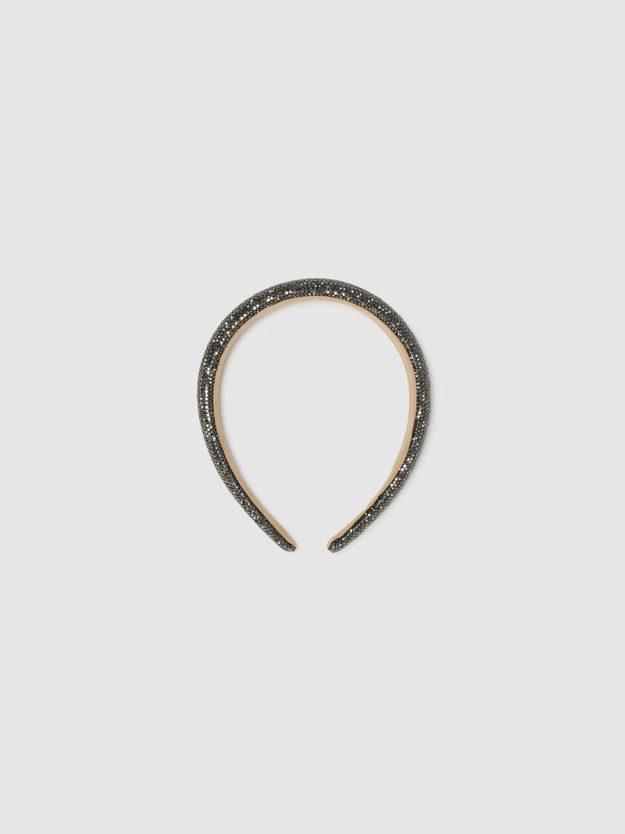 Black Headband with Glitter_0