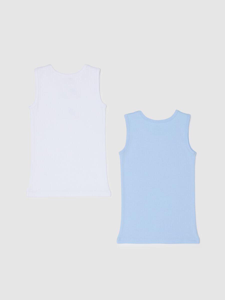Kids' Multicoloured Pure Cotton Tank Top Pack_1