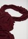 Red scarf with ruffles_1